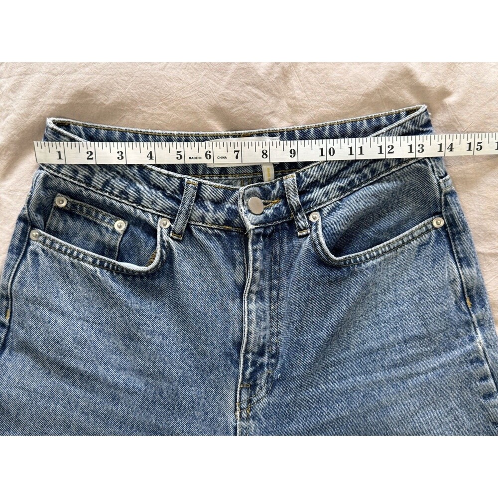 Remain Birger Christensen Jeans Womens 27 Blue Denim Lynn Straight Italy Cotton - Picture 9 of 10